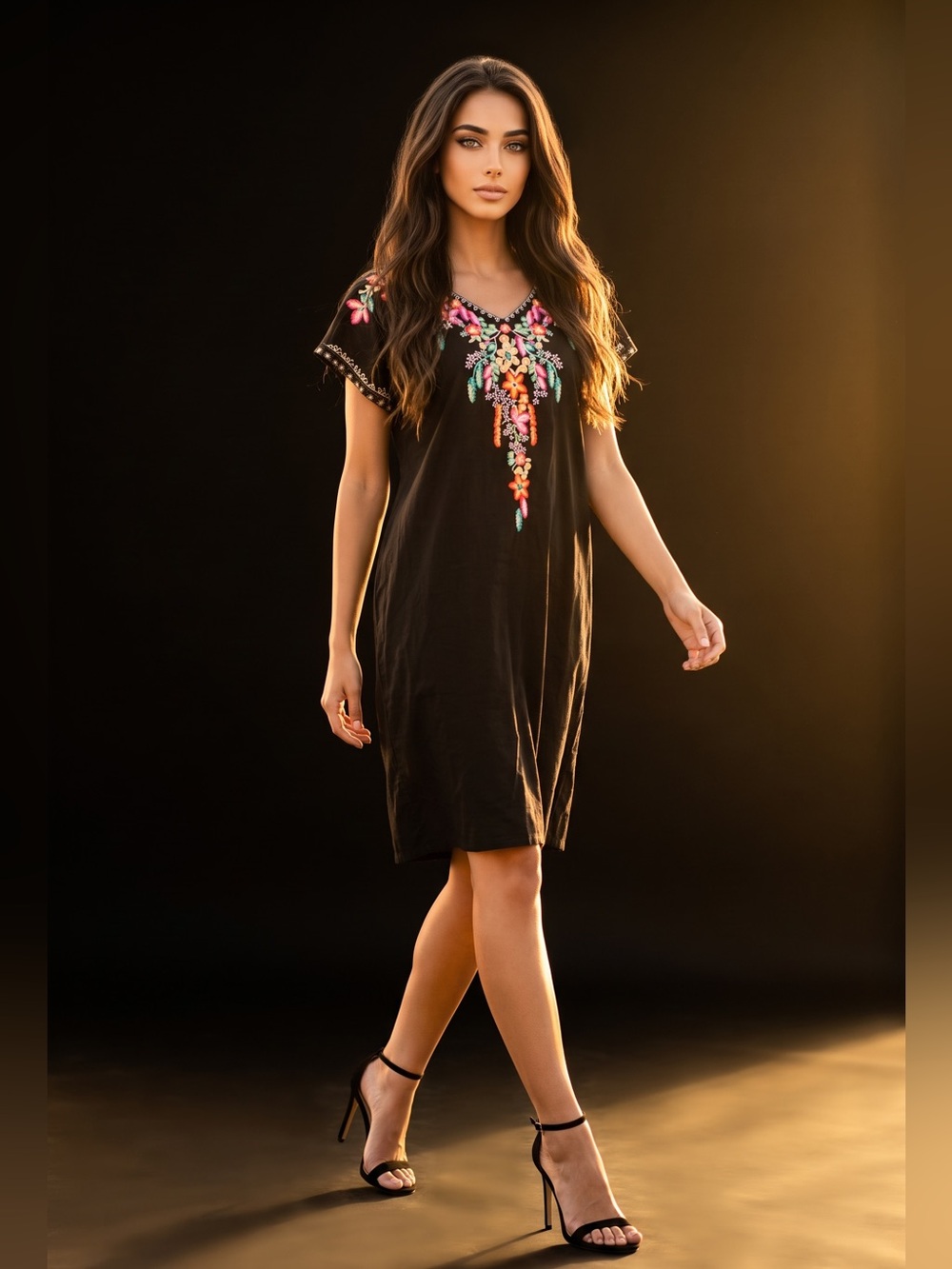 APNY New York Black Viscose Top with Clean Tag